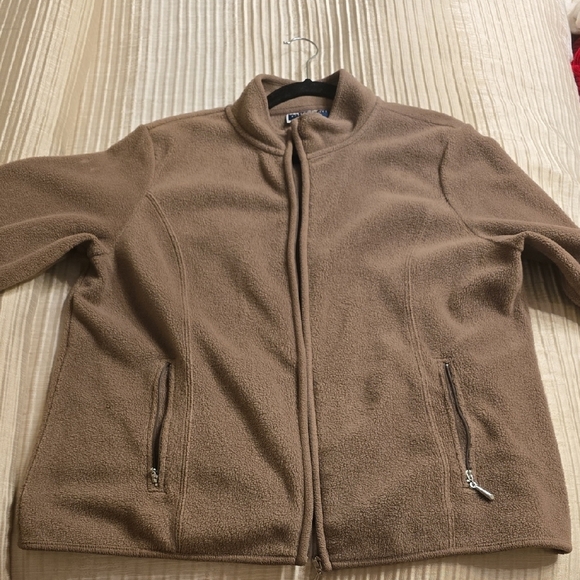 Karen Scott Brown Full-Zip Sweatshirt - Picture 7 of 12
